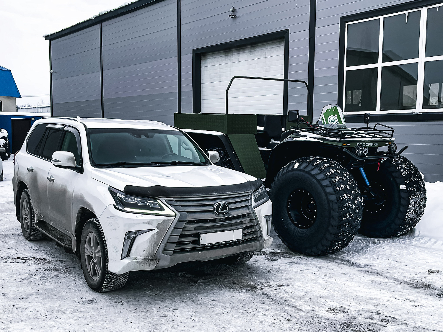 Снегоболотоход "Росомаха" Комплектация (Пикап) с ДВС 1ZZ-FE (1,8 литра с мостами Toyota)