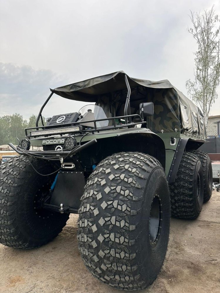 Снегоболотоход "Росомаха" Комплектация (Шестиколёсник) с ДВС 1ZZ-FE (1,8 литра с мостами Toyota) Снегоболотоход "Росомаха" Комплектация (Шестиколёсник) с ДВС 1ZZ-FE (1,8 литра с мостами Toyota)