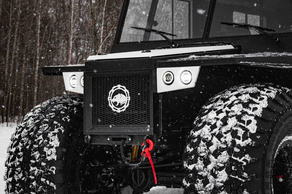 Электрическая лебедка стационарная передняя (8000 LBS)