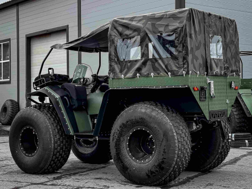 Каркас металлический + тент для Росомахи (пикап)