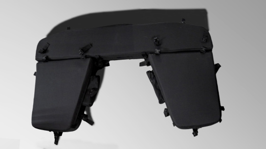 Задний кофр, тканевый (каркасный)