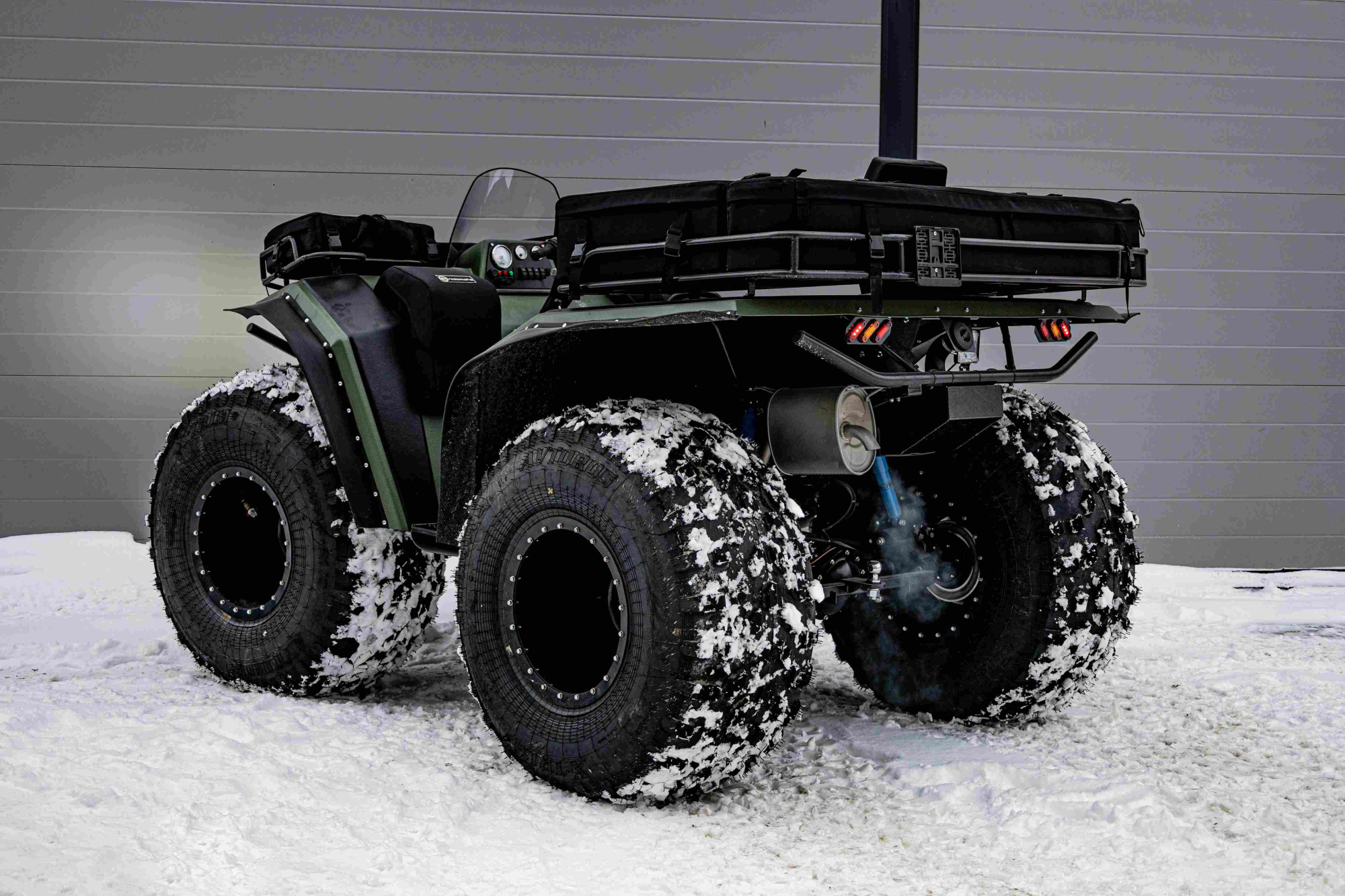 Задний кофр, тканевый (каркасный)