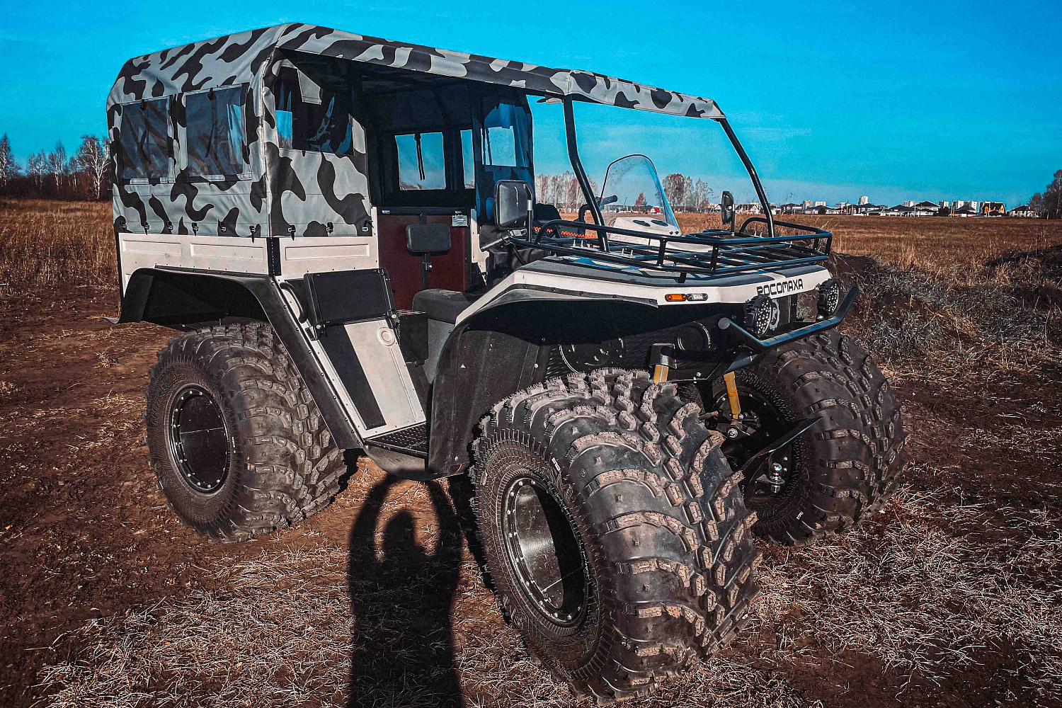 Снегоболотоход "Росомаха" Комплектация (Пикап) с ДВС 1ZZ-FE (1,8 литра с мостами Toyota)