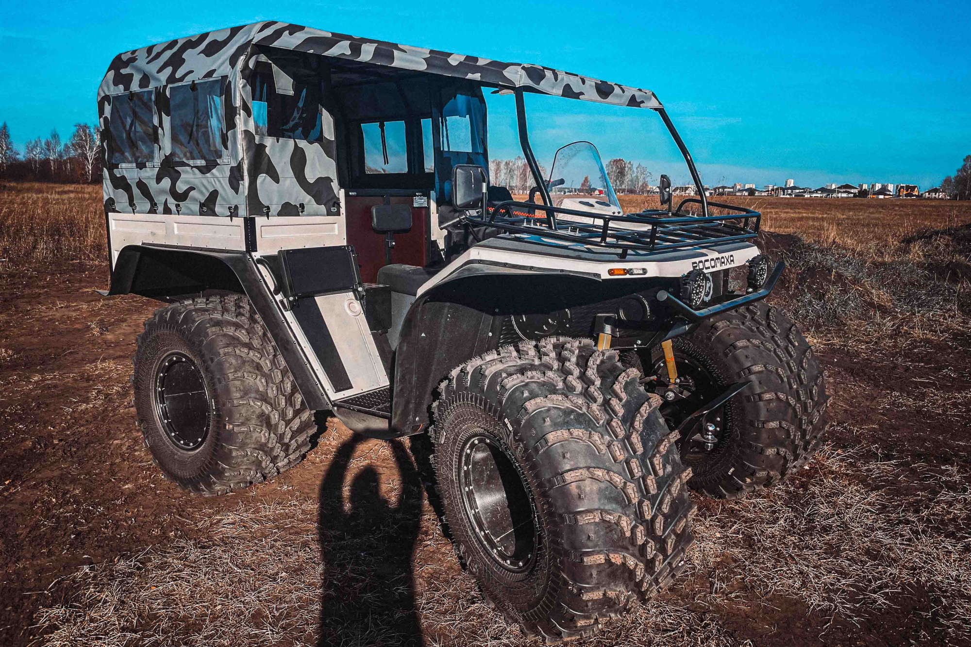 Снегоболотоход "Росомаха" Комплектация (Пикап) с ДВС 1ZZ-FE (1,8 литра с мостами УАЗ)