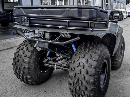 Задний кофр, пластиковый трехсекционный ЭКСТРИМ