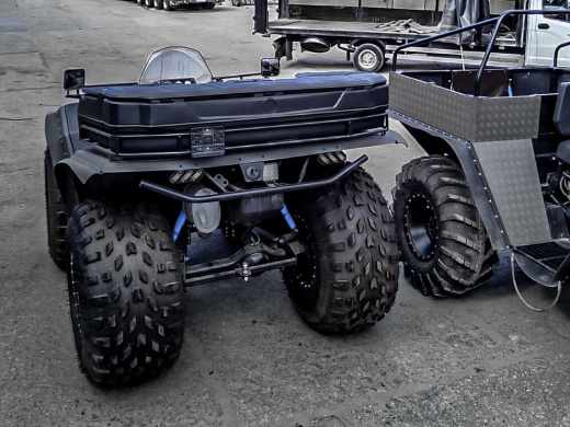 Задний кофр, пластиковый трехсекционный ЭКСТРИМ