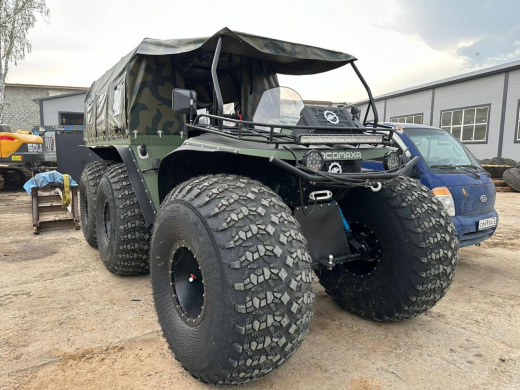 Снегоболотоход "Росомаха" Комплектация (Шестиколёсник) с ДВС 1ZZ-FE (1,8 литра с мостами Toyota)