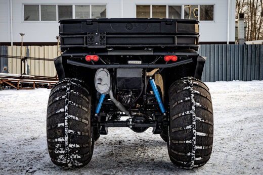 Задний кофр, пластиковый трехсекционный СТАНДАРТ