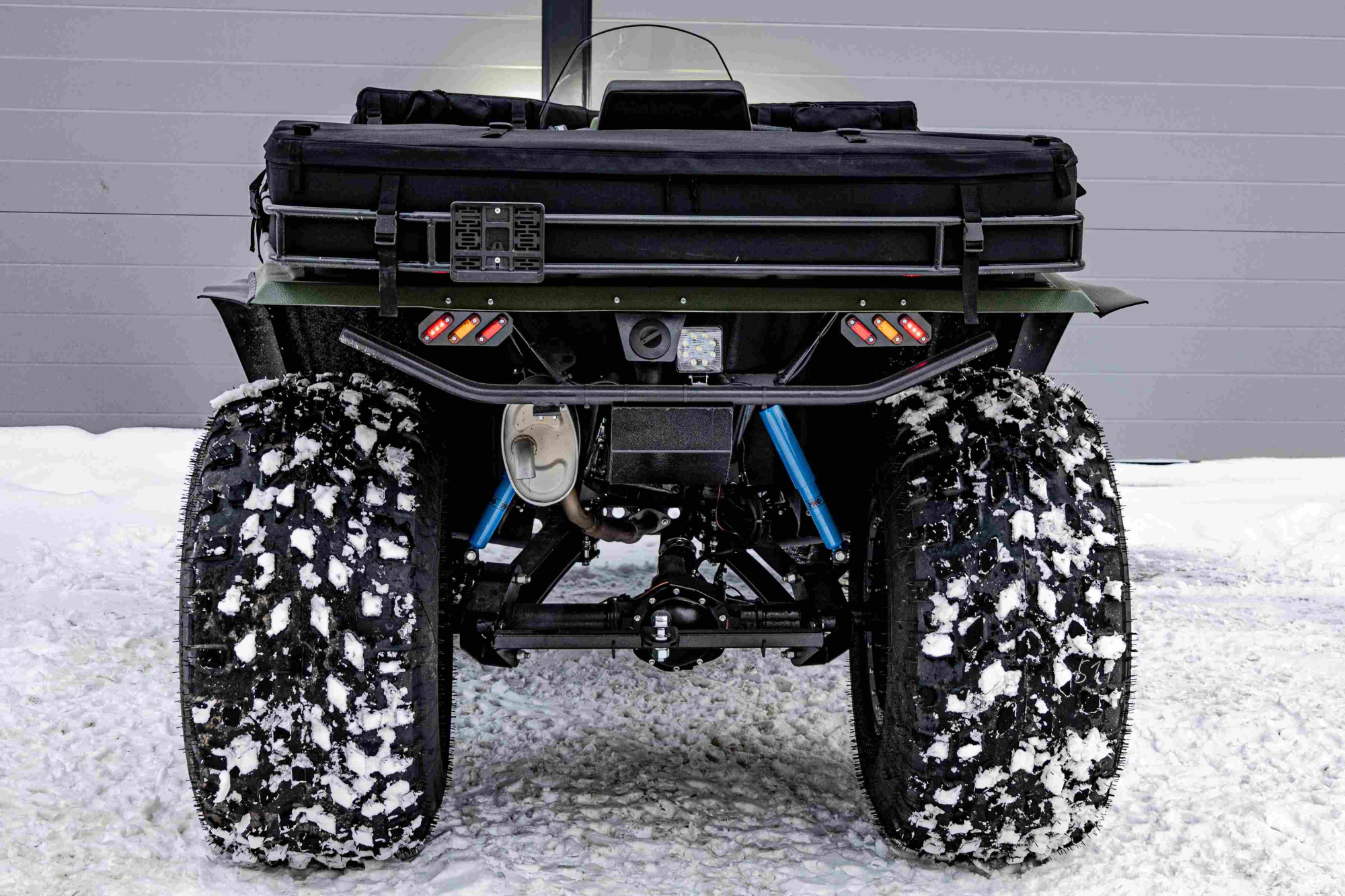 Задний кофр, тканевый (каркасный)