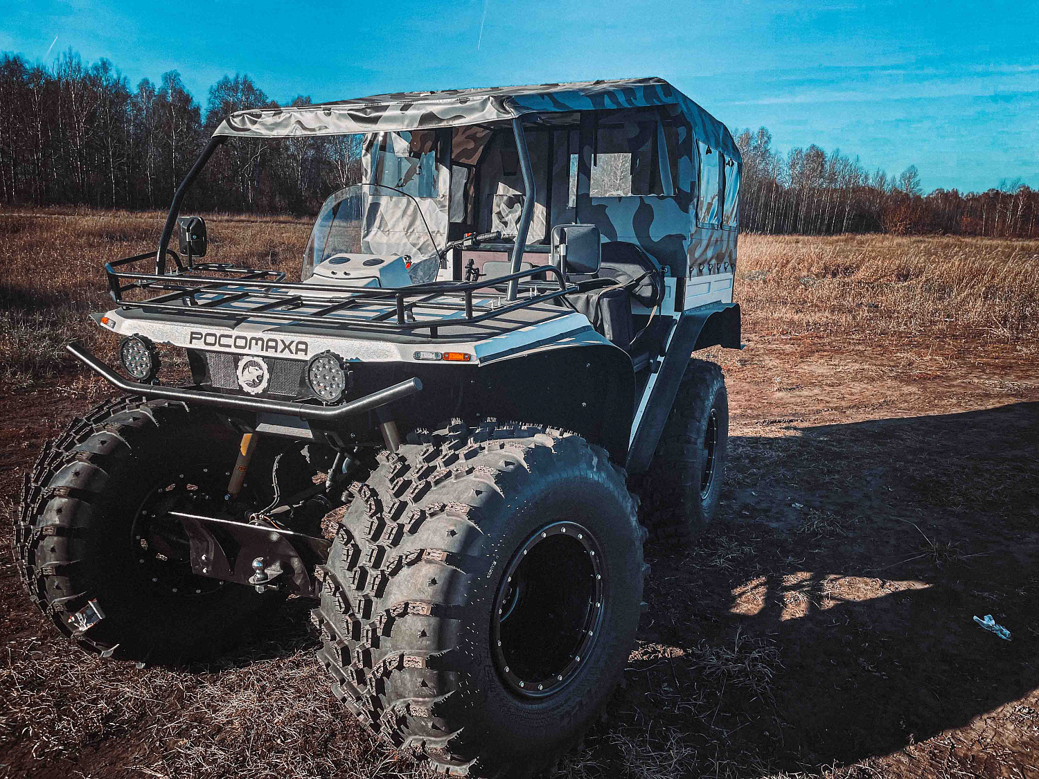 Снегоболотоход "Росомаха" Комплектация (Пикап) с ДВС 1ZZ-FE (1,8 литра с мостами Toyota)